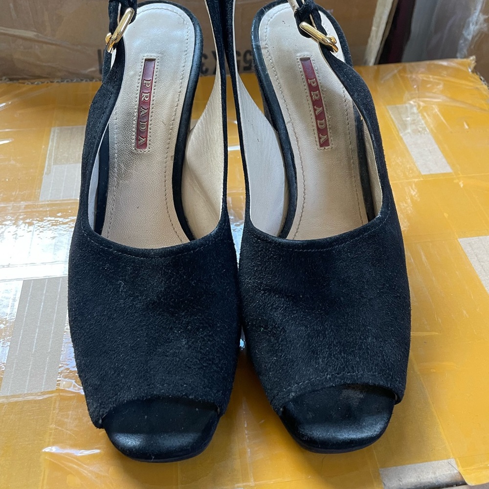 Prada wedges